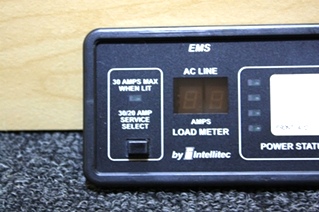 USED INTELLITEC EMS DISPLAY PANEL RV MOTORHOME PARTS FOR SALE