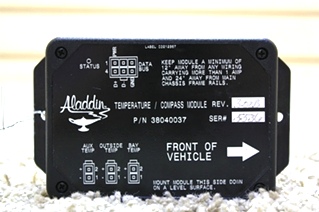 USED RV ALADDIN TEMPERATURE / COMPASS MODULE 38040037 FOR SALE