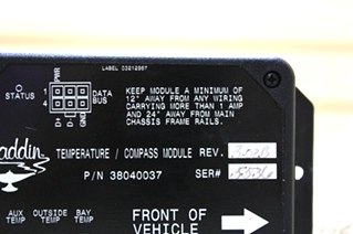 USED RV ALADDIN TEMPERATURE / COMPASS MODULE 38040037 FOR SALE