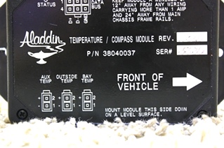 USED RV ALADDIN TEMPERATURE / COMPASS MODULE 38040037 FOR SALE