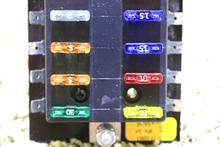 USED BUSS ATC FUSE PANEL 15600-12-20 RV PARTS FOR SALE