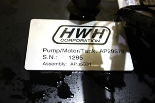 USED RV PARTS HWH HYDRAULIC PUMP AP29578 FOR SALE