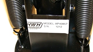 USED HWH FOLD UP LEVELING JACKS P/N: AP40857 