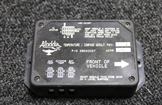 USED ALADDIN RV TEMPERATURE/COMPASS MODULE P/N: 38040037