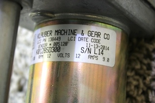 KLAUBER K01285D300 RV SLIDE OUT MOTOR FOR SALE