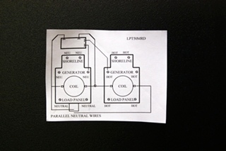 USED LYGHT POWER SYSTEM MOTORHOME AUTOMATIC TRANSFER SWITCH LPT50-MRD FOR SALE