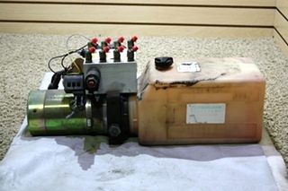 USED EQUALIZER SYSTEMS HYDRAULIC PUMP DC-1067 RV PARTS FOR SALE