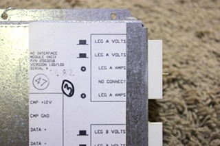 USED MOTORHOME AC INTERFACE MODULE (ACI) P/N: 2503218 FOR SALE