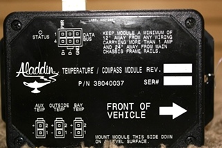 USED RV ALADDIN TEMPERATURE/COMPASS MODULE 38040037 FOR SALE