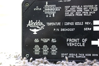 USED MOTORHOME ALADDIN TEMPERATURE / COMPASS MODULE 38040037 FOR SALE