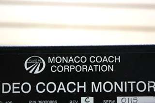 USED MONACO VIDEO COACH MONITOR 38020886 RV PARTS FOR SALE