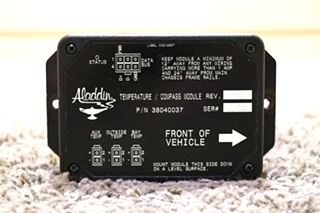 USED MOTORHOME ALADDIN TEMPERATURE / COMPASS MODULE 38040037 RV PARTS FOR SALE