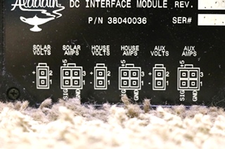 USED MOTORHOME 38040036 ALADDIN DC INTERFACE MODULE RV PARTS FOR SALE