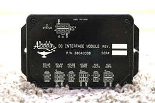 USED RV ALADDIN 38040036 DC INTERFACE MODULE MOTORHOME PARTS FOR SALE