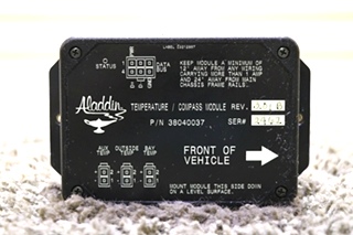 USED 38040037 RV ALADDIN TEMPERATURE / COMPASS MODULE MOTORHOME PARTS FOR SALE