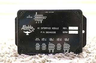 38040035 USED MOTORHOME ALADDIN AC INTERFACE MODULE RV PARTS FOR SALE