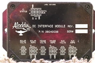 USED 38040036 ALADDIN MOTORHOME DC INTERFACE MODULE RV PARTS FOR SALE