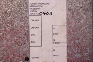 USED RV ALADDIN TEMPERATURE MODULE INTERFACE (TMI) P/N: 38030060 MOTORHOME PARTS FOR SALE