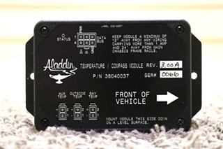 USED RV 38040037 TEMPERATURE / COMPASS MODULE ALADDIN RV PARTS FOR SALE