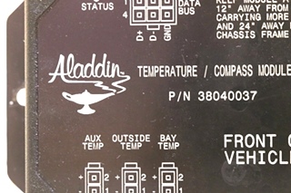 USED RV 38040037 TEMPERATURE / COMPASS MODULE ALADDIN RV PARTS FOR SALE