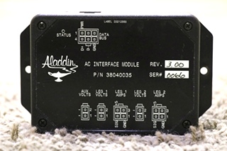 USED 38040035 ALADDIN SYSTEM AC INTERFACE MODULE MOTORHOME PARTS SALE