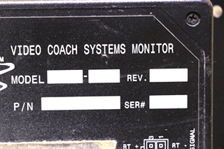 USED MOTORHOME 38080035 ALADDIN COACH SYSTEMS MONITOR RV PARTS FOR SALE