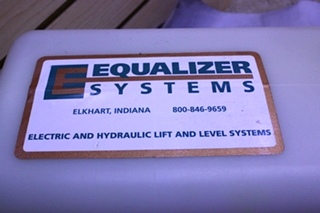 USED EQUALIZER SYSTEM HYDRAULIC PUMP