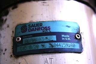 USED SAUER DANFOSS HYDRAULIC PUMP C45.0/20.5L 36844159160 FOR SALE