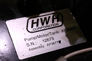 USED RV HWH HYDRAULIC PUMP AP29807 FOR SALE