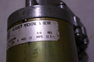 USED KLAUBER SLIDE OUT MOTOR K01285C600 FOR SALE