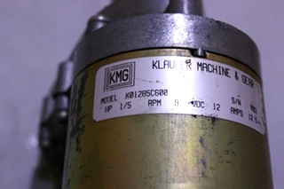 USED KLAUBER SLIDE OUT MOTOR K01285C600 FOR SALE