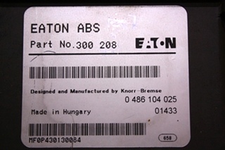 USED EATON 300 208 ABS CONTROL BOARD FOR SALE